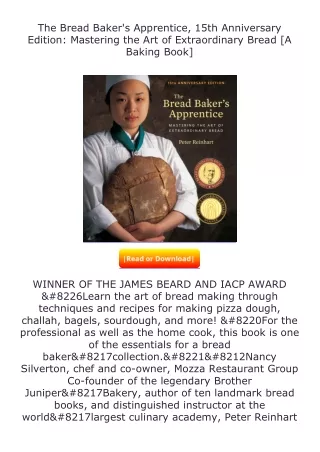 ❤PDF⚡ The Bread Baker's Apprentice, 15th Anniversary Edition: Mastering the