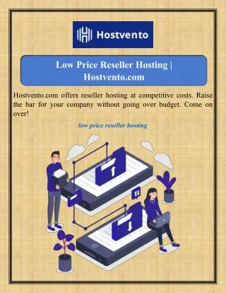 Low Price Reseller Hosting Hostvento.com