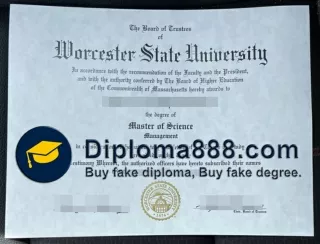 How to order fake Worcester State University diploma?