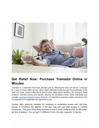 Get Relief Now_ Purchase Tramadol Online in Minutes