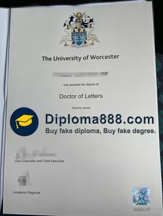 Where to get a University of Worcester degree certificate?