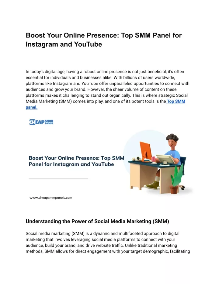 boost your online presence top smm panel