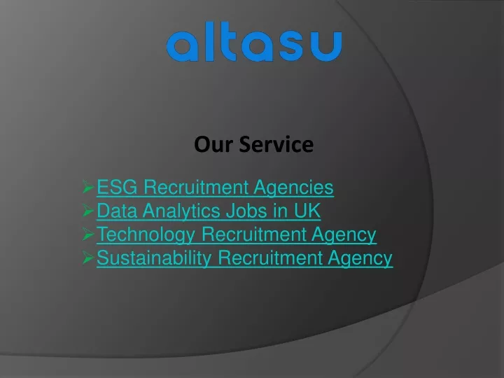 our service