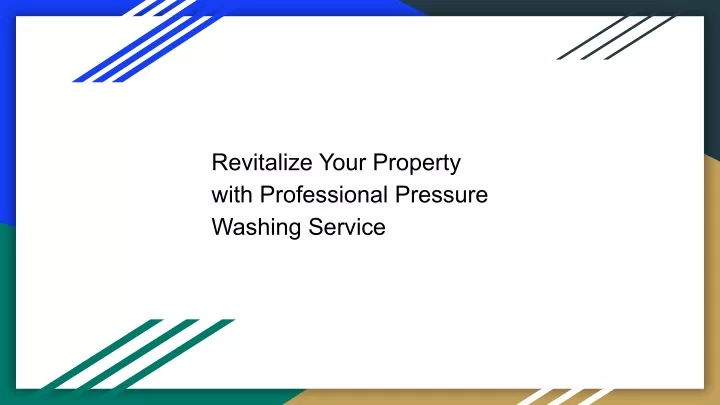 revitalize your property with professional