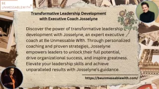 Transformative Leadership Development Executive Coach