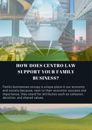 How Does Centro LAW Support Your Family Business
