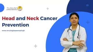 Head and Neck Cancer Prevention