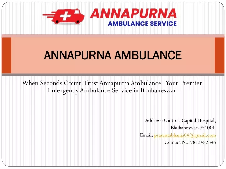 annapurna ambulance