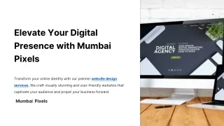 Elevate Your Digital Presence with Mumbai Pixels
