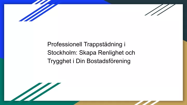 professionell trappst dning i stockholm skapa