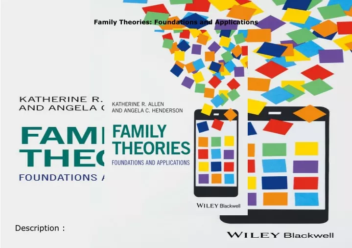 family theories foundations and applications