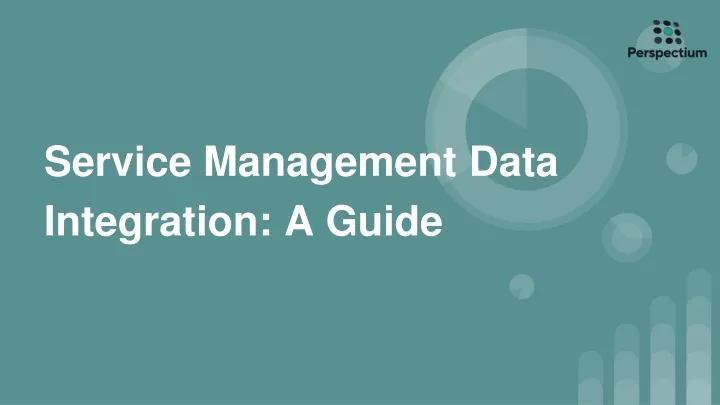 service management data integration a guide