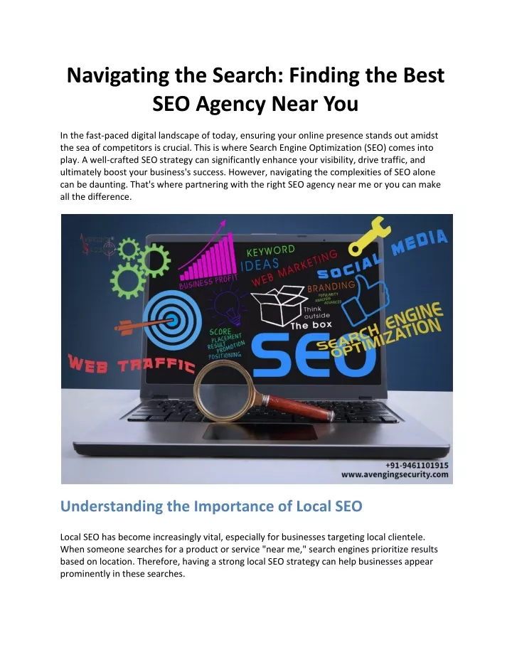 navigating the search finding the best seo agency