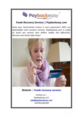 funds recovery services paybackeasy com