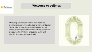 Sculpting Precision: The Liposuction Tube by Cellmyx