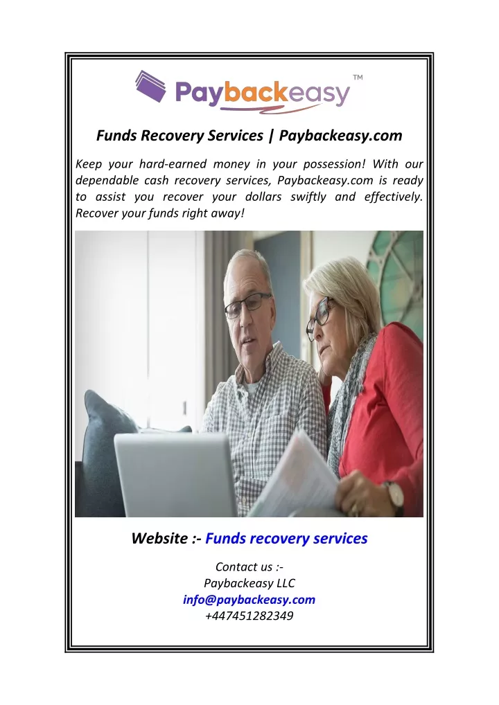 funds recovery services paybackeasy com