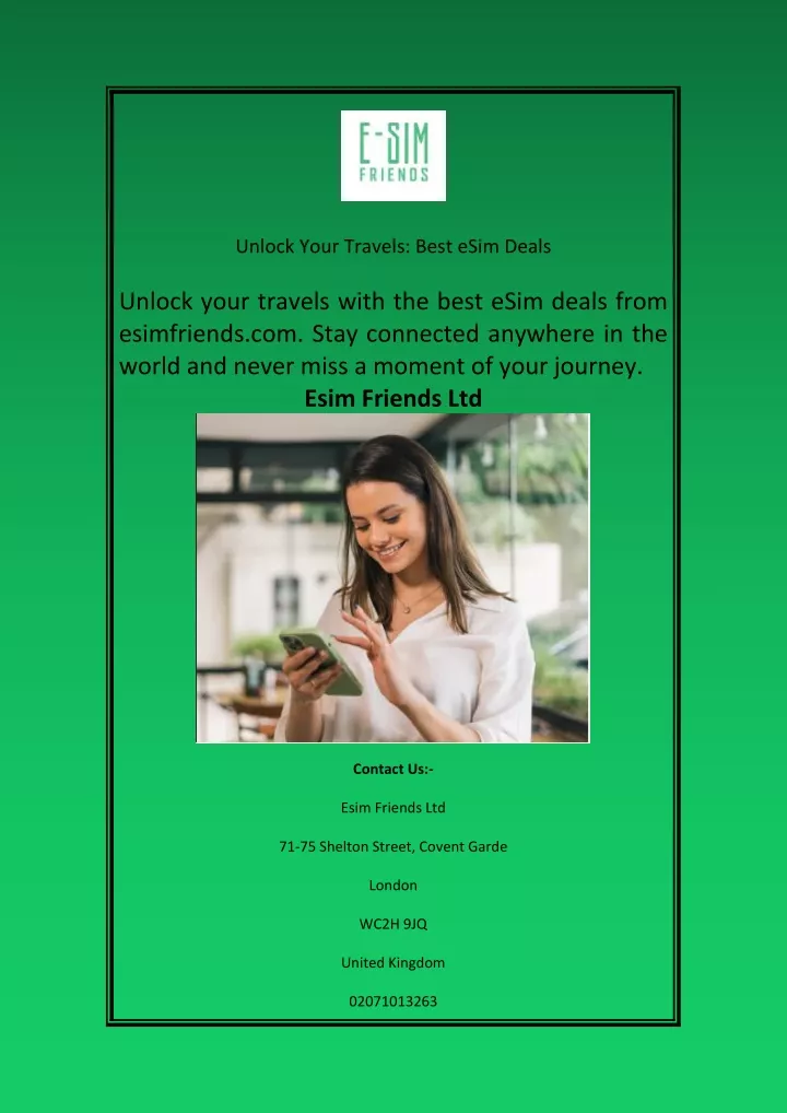 unlock your travels best esim deals