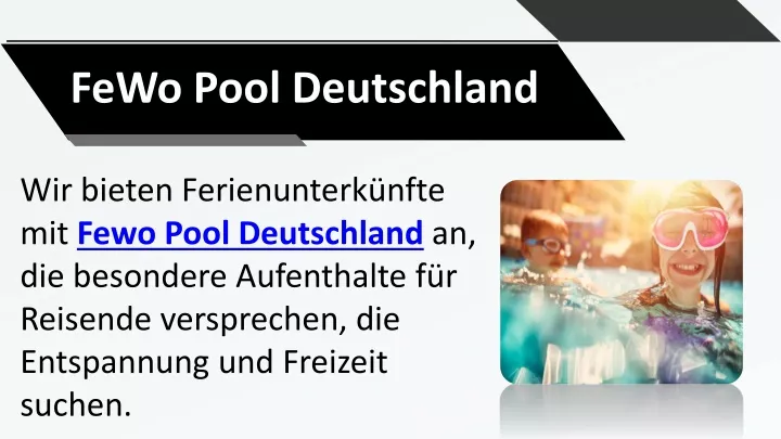fewo pool deutschland