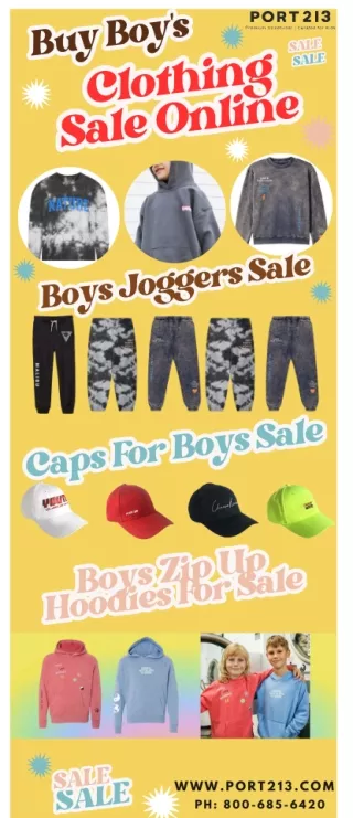 Boy's Clothing Sale Online