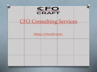CFO Consulting Services