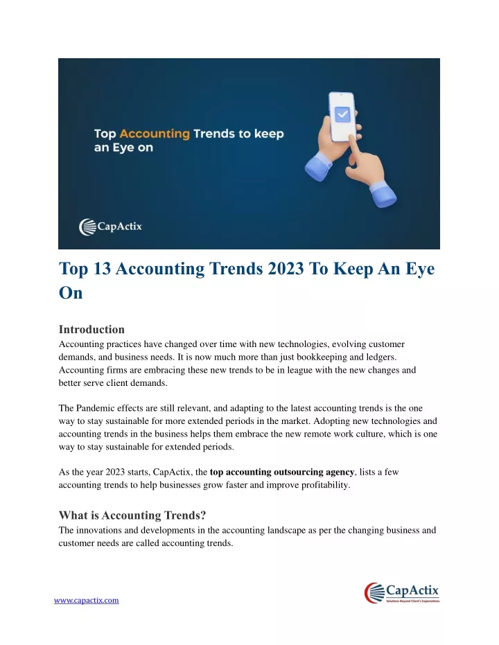 top 13 accounting trends 2023 to keep