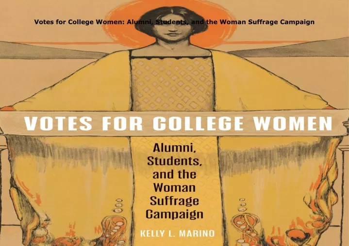 votes for college women alumni students