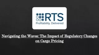 navigating the waves the impact of regulatory