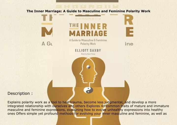 the inner marriage a guide to masculine