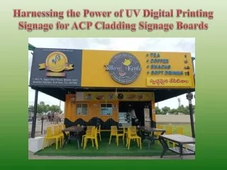 Harnessing the Power of UV Digital Printing Signage for ACP Cladding Signage Boards