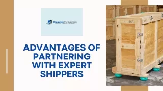 Advantages of Partnering with Expert Shippers