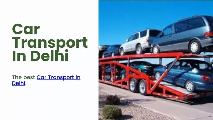 car transport in delhi