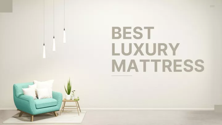 best luxury mattress