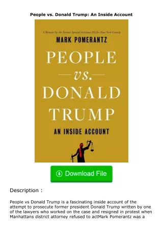 [PDF]❤READ⚡ People vs. Donald Trump: An Inside Account