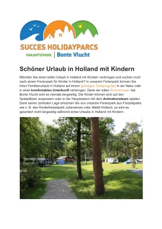 Ferienpark in Holland für Kinder