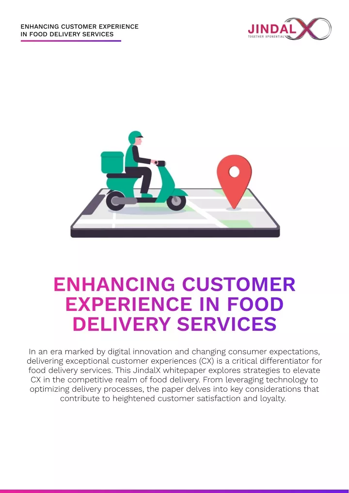 enhancing customer experience in food delivery