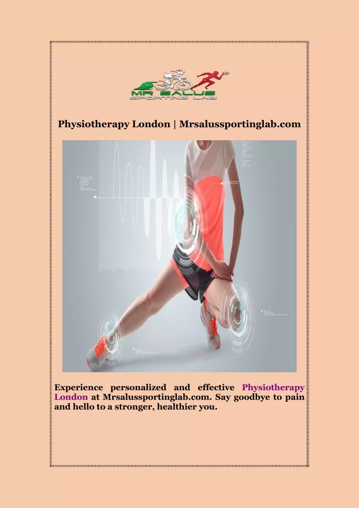 physiotherapy london mrsalussportinglab com