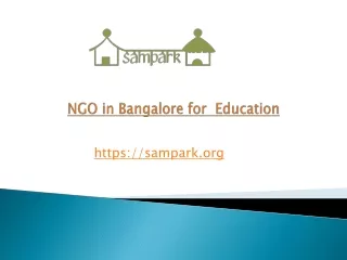 NGO in Bangalore for  Education