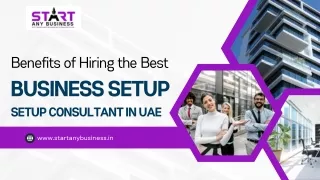 Benefits of Hiring the Best Business Setup Consultant in UAE