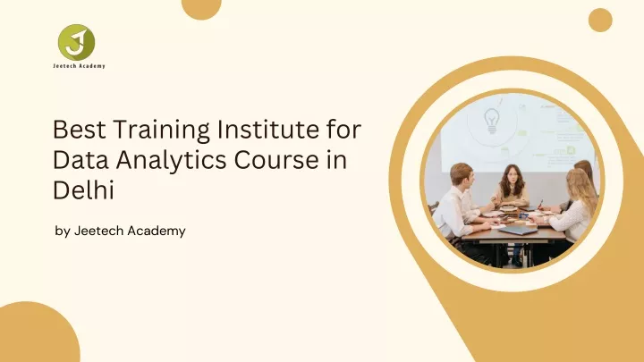 best training institute for data analytics course