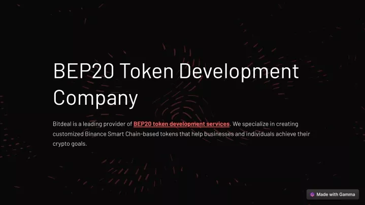 bep20 token development company