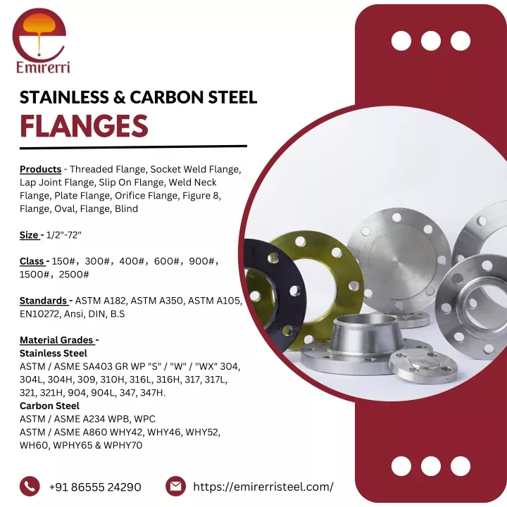 stainless carbon steel flanges