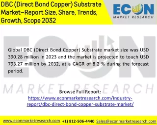 dbc direct bond copper substrate market report