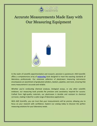Accurate Measurements Made Easy with Our Measuring Equipment (1)