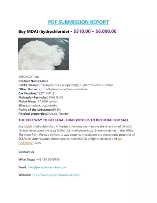 Buy MDAI (hydrochloride) Online