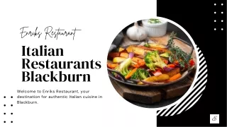 Best Italian Restaurants in Blackburn