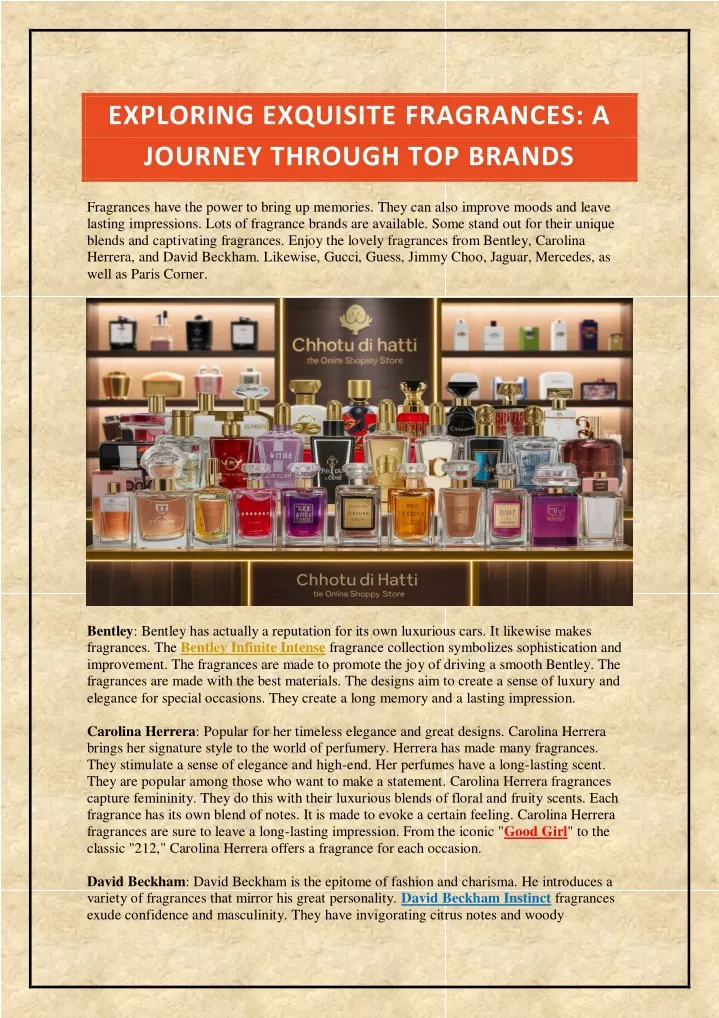 exploring exquisite fragrances a journey through