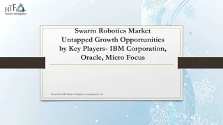 swarm robotics market untapped growth