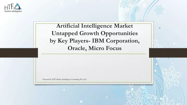 artificial intelligence market untapped growth