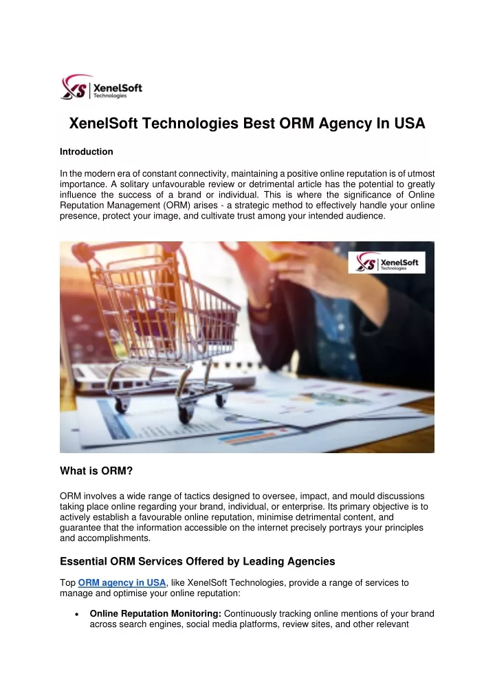 xenelsoft technologies best orm agency in usa