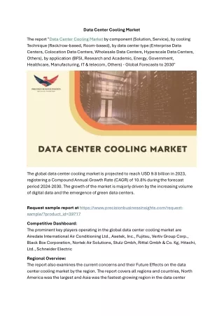 Data Center Cooling Market Size, Companies Insights 2024
